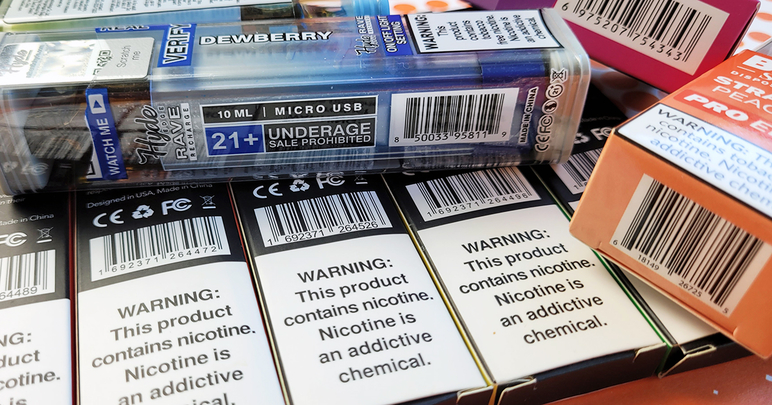 Many e-cigarette brand barcodes