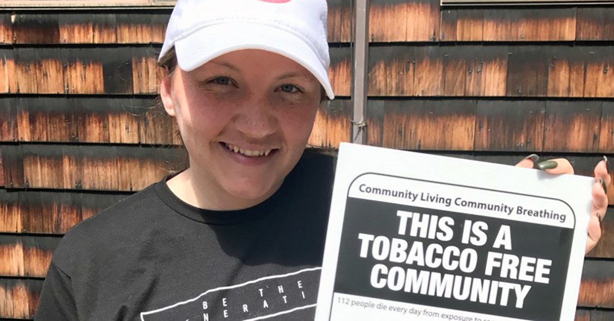 Katelynd Todd this is a tobacco free community
