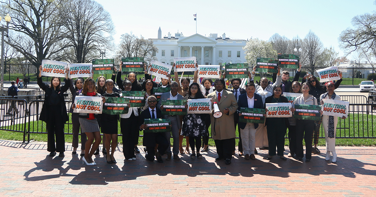 Youth Activists in front of the White house