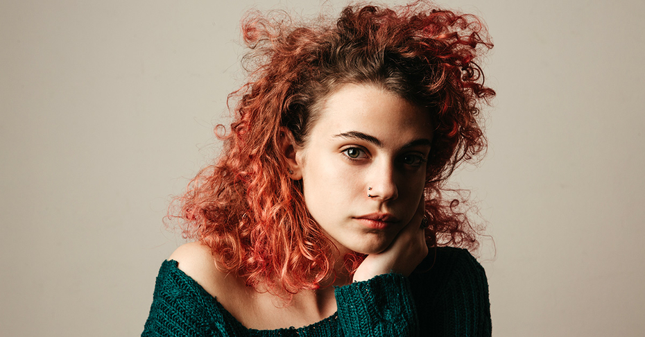 Concerned young woman