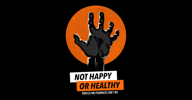 zombie not happy or healthy