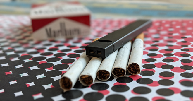 juul and cigarettes