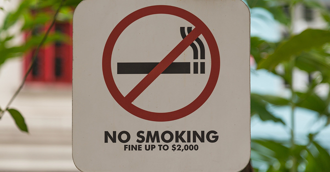 No Smoking, Fine up to $2000