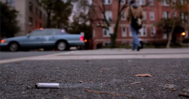 lgbt cigarette on road