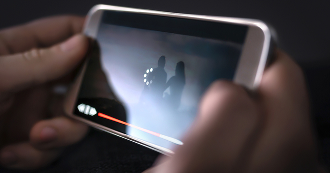 Streaming video loading on cell phone