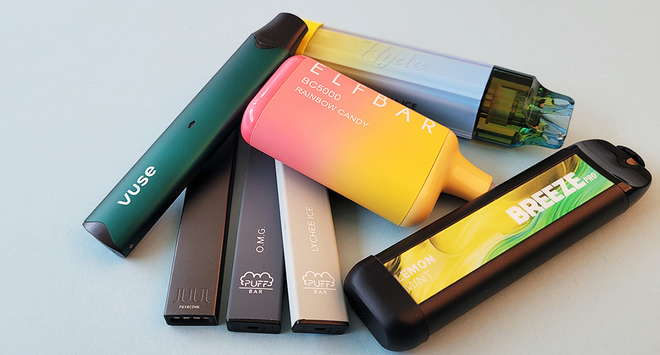 Elf Bar JUUL Vuse Puff Bar Breeze Hyde Vape