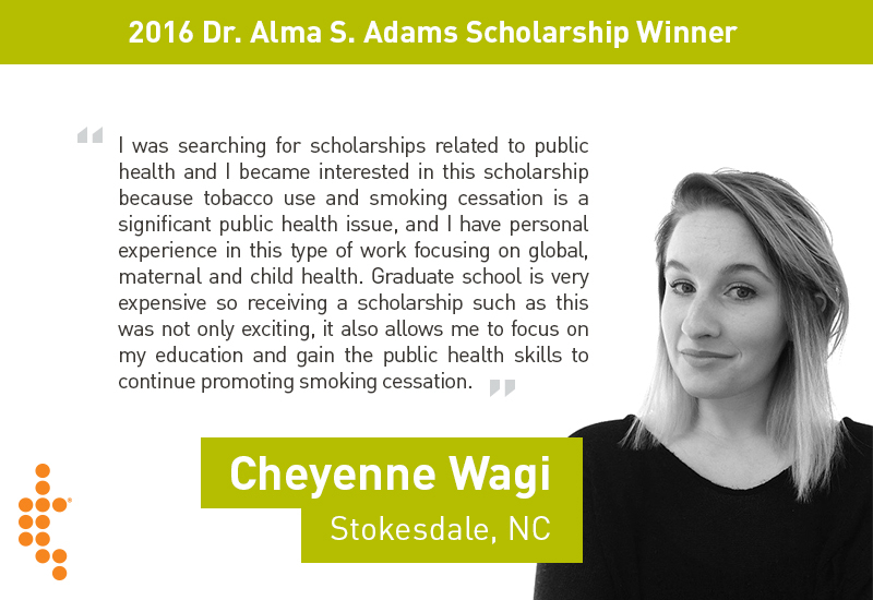 scholarship winner cheyenne wagi