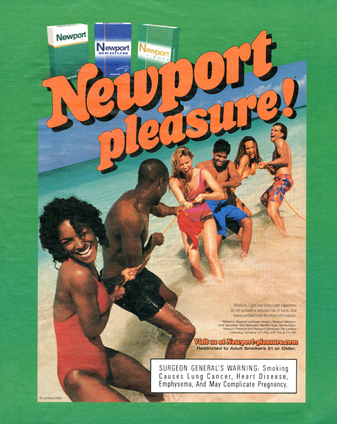 Newport pleasure ad