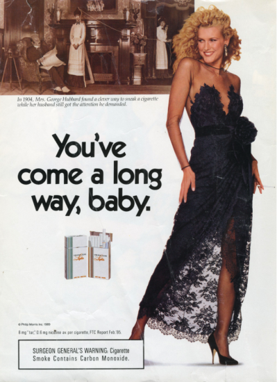 Virginia Slims You've Come a Long Way, baby ad