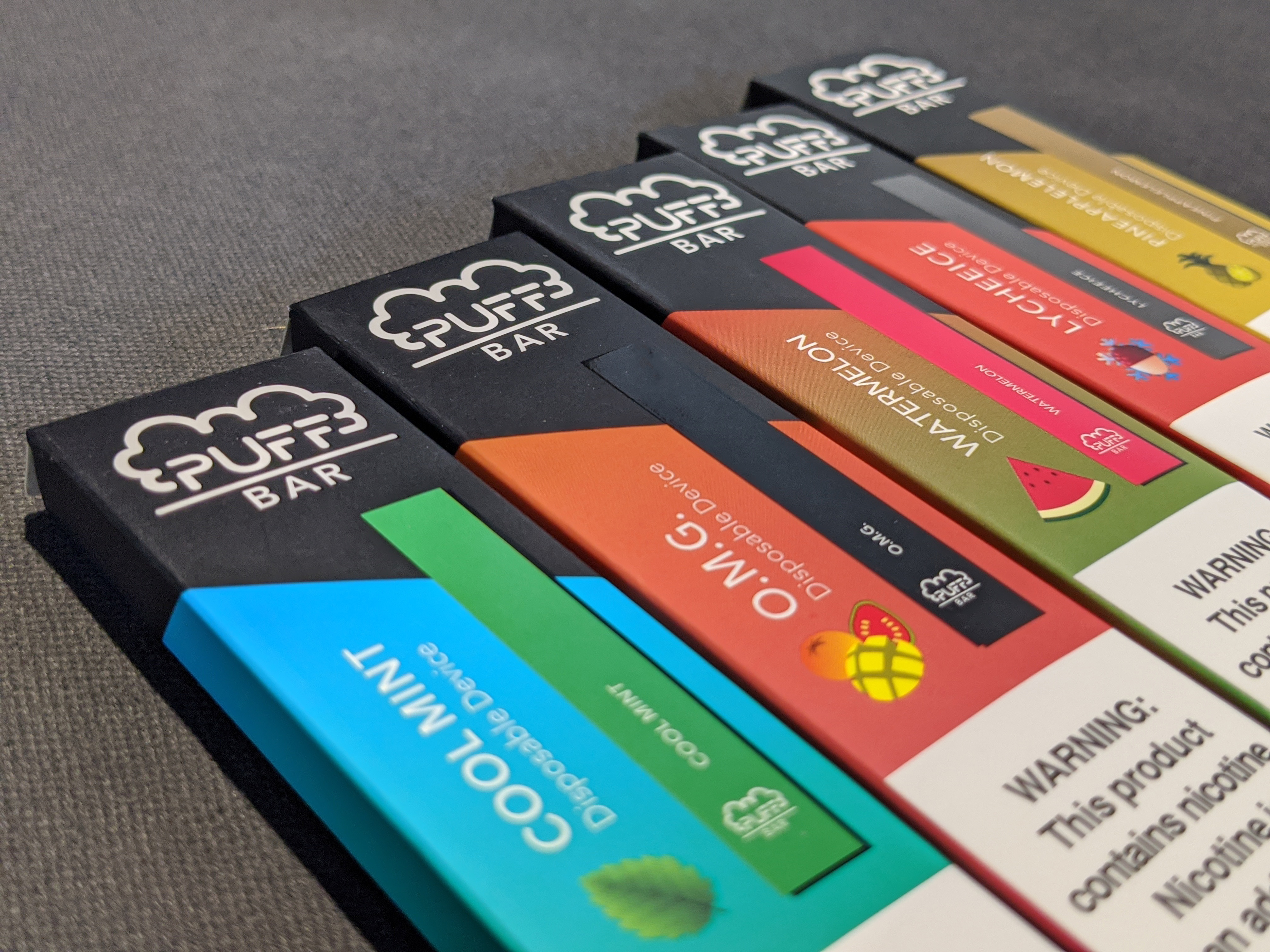 Puff Bars packaging