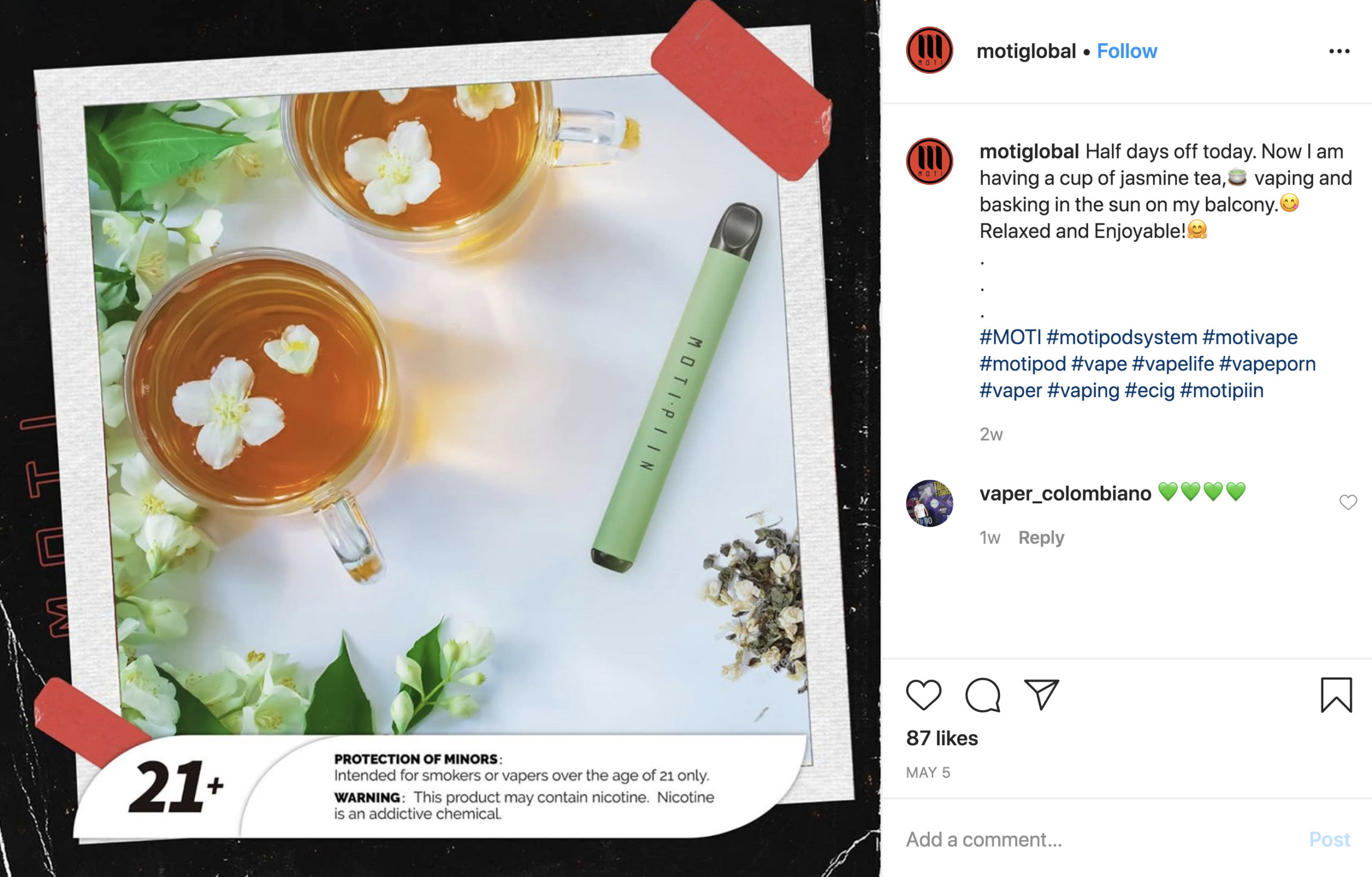 Mental Health e-cigarette ad