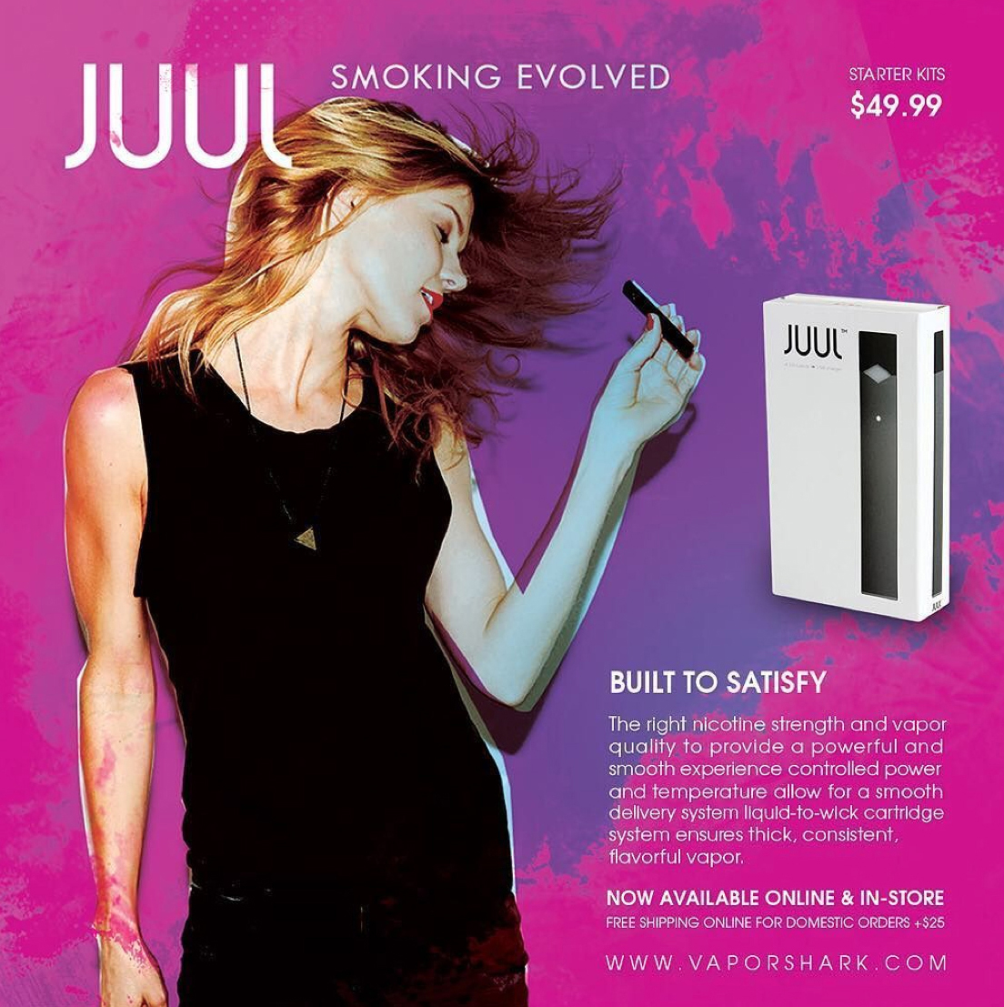 JUUL smoking evolved ad