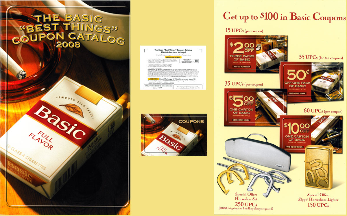 Basic rewards catalogue